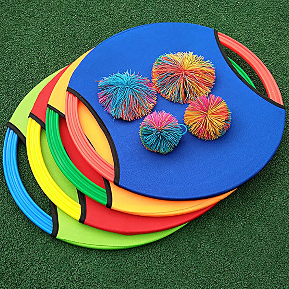 

1 Set Catch Racket Outdoor Sprots Sticky Toy Toss and Catch Sports Set Children Handheld Stick Disc Toy(Random Color)