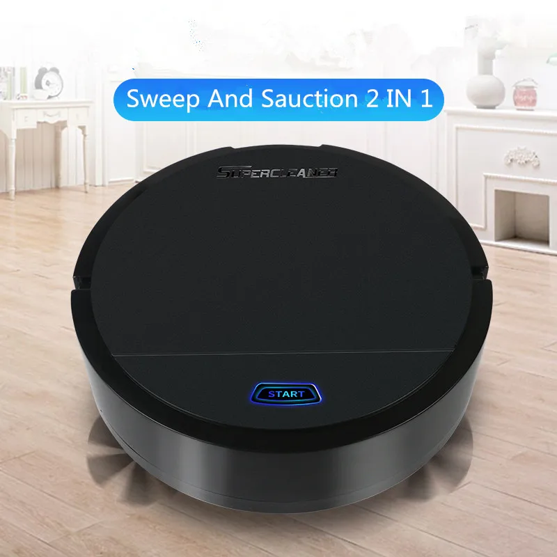 Home Auto Cleaner Robot Microfiber Smart Robotic Mop Floor Corners Dust Cleaner Sweeper Vacuum