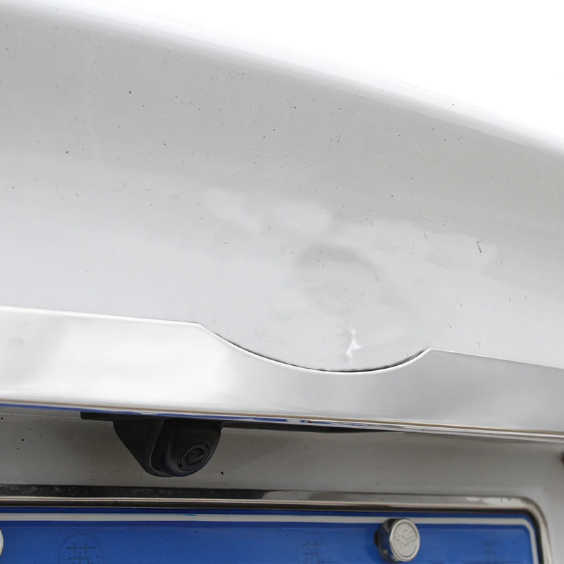 

My Good Car Stainless Rear Trunk Boot Tailgate Door Lid Cover Molding Trim Strip For Hyundai Elantra 2017 2018 Car Accessories