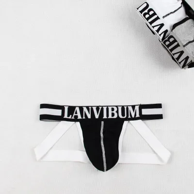 Lanvibum Мужское нижнее белье Для мужчин стринги с низкой талией утечки Хип u