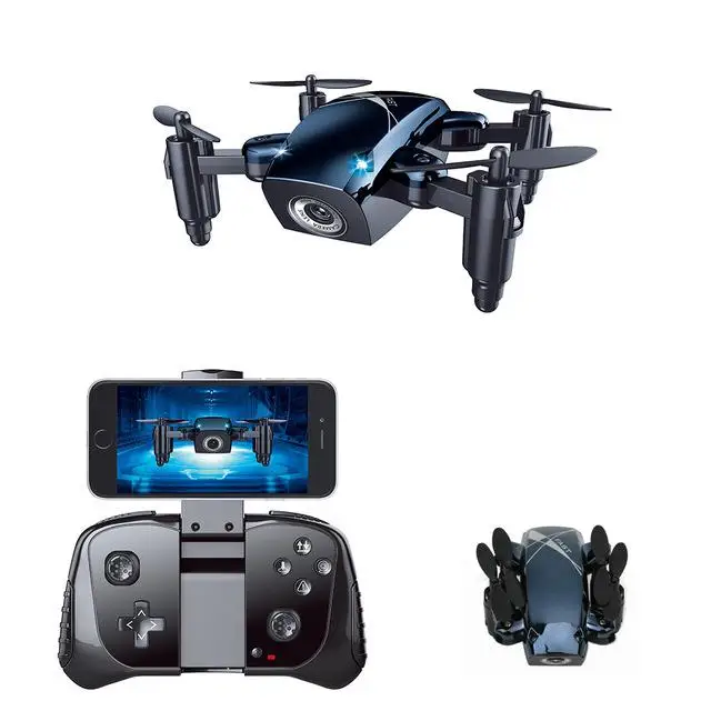 

LeadingStar S9M WiFi FPV Foldable Mini RC Drone Altitude 2.4G 720P Camera Drone Selfie Quadcopter APP Control RC Helicopter Gift