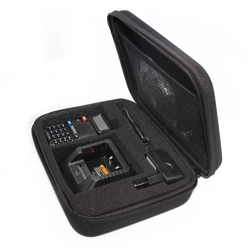 100 шт. двухсторонний чехол для радиостанции BAOFENG UV 5R/A/B/C/D/E PLUS TYT Walkie Talkie Bag Interphone