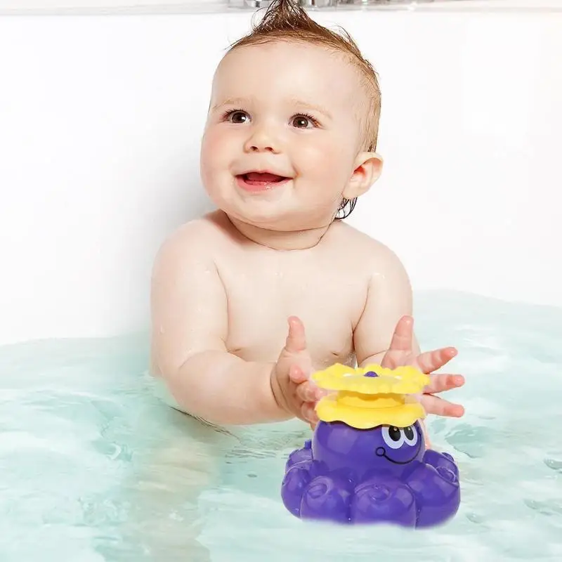 Electric Bathing Shower Bath Toys Octopus Floating Bathtub Bathroom