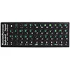 SR estándar-pegatinas de teclado en 3 colores, diseño con botón y letras del alfabeto para PC, portátil y teclado Pro, a prueba de agua, idioma ruso ► Foto 3/6