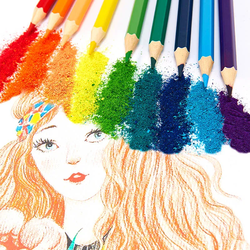

12/18/24/36 Colors Professional Drawing Pencils Set Oily Wood Color Pencils For Artist Graffiti School Art Supplies Stationery