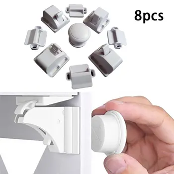 

Magnetic Child Lock Baby Safety Cabinet Lock Children Protection Kids Drawer Locker Security Cupboard Childproof Locks
