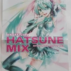 SDCC 2015 эксклюзивный неформальный HATSUNE MIX Story & Art от KEI постер 11x17|Таблички и знаки| |