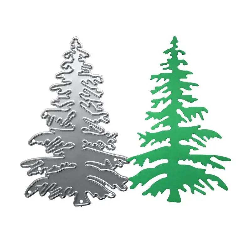 Christmas Cedar Pine Tree DIY Die Embossing Cutting Die Templatein