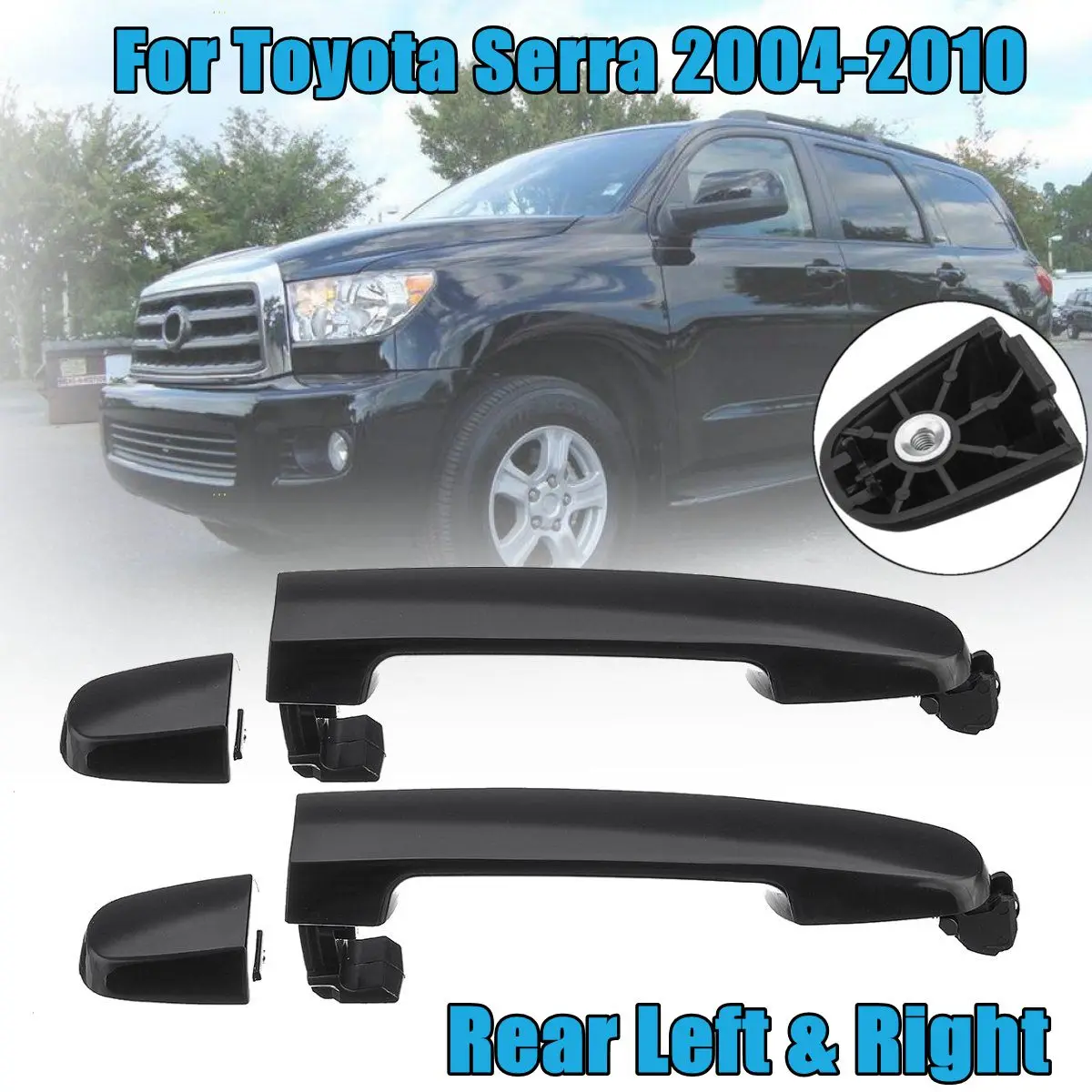 

6921308020 Car Auto Rear Left/Right Exterior Outside Door Handle For Toyota Sienna 2004 2005 2006 2007 2008 2009 2010