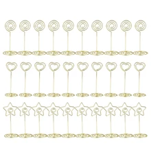 Горячая Распродажа, 30 упаковок, держатель для карт, 3,3 дюймов, настольный держатель, кольцо в форме сердца, логотип созвездия, визитная карточка