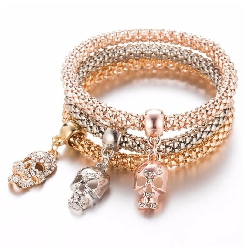 Devils own skull trio Charm Set | Украшения и аксессуары