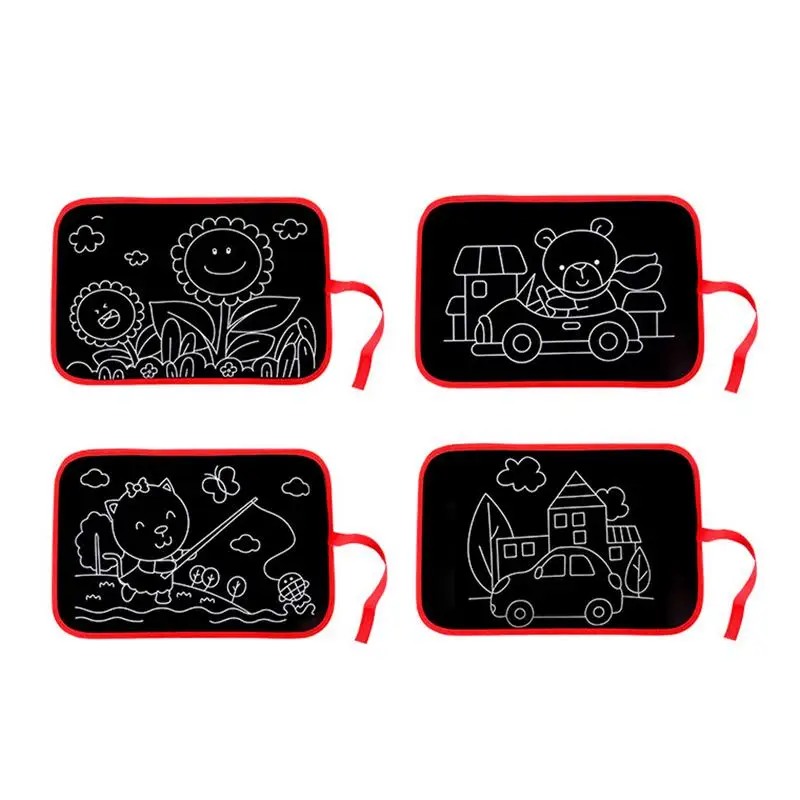 Детский универсальный портативный доска открытый эскизов учебные пособия детский сад обучения посуда доска для рисования с игрушками