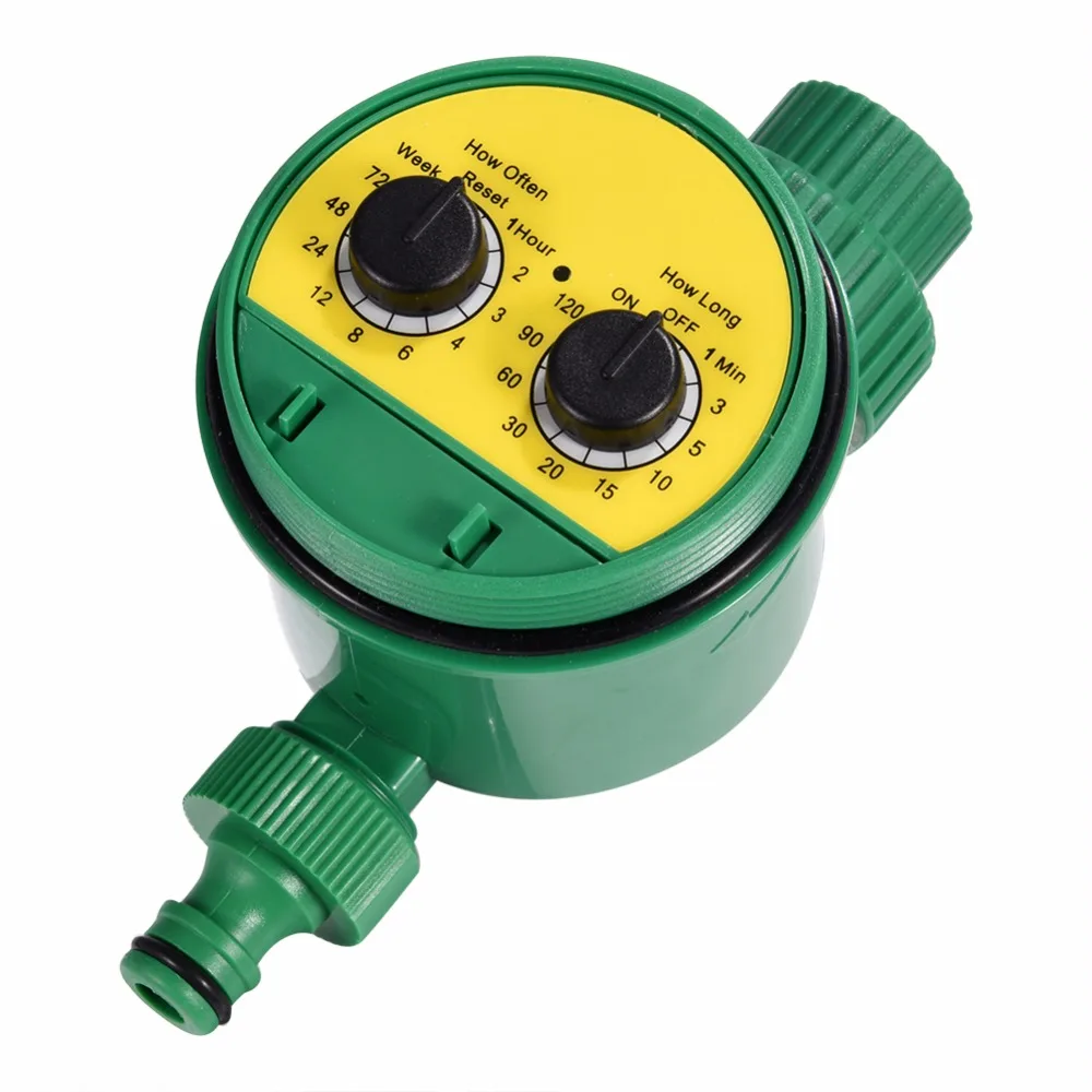 

1Pcs Multi-function Two Dial Automatic Electronic Watering Timer Garden Garden Watering Timer Irrigation Controller System
