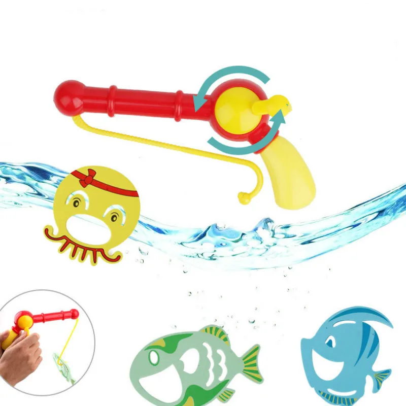 5 шт. костюм детские игрушки для ванной распылительный инструмент игра вода Joyful Купание Рыбалка пианино барабан Баскетбол ванная комната/пляжные игрушки