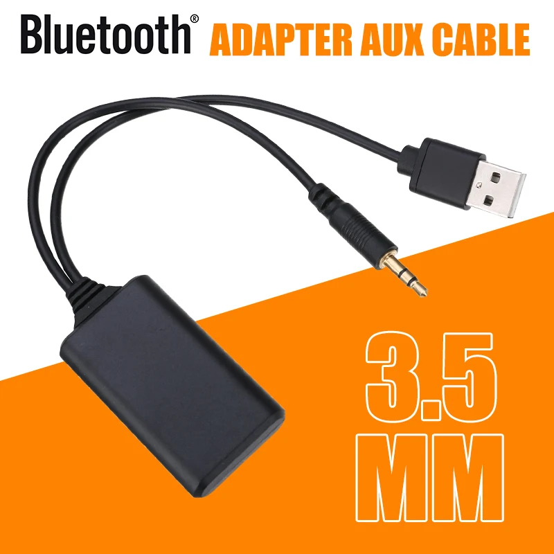

For BMW 1pc 12V Bluetooth Module Adapter Aux Cable Connector USB Plug 3.5 mm Jack Plug Support E90 E91 E92 E93