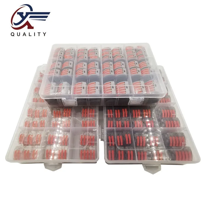 

Wago Type 212-415 96PCS/BOX Electrical Wiring Terminals Household Wire Connectors Fast Terminals For Connection Of Wires