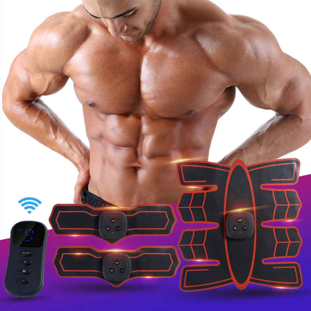 Pump Smart equipment wireless remote fitness equipment home abdominal exercise stickers charging abdominal control lazy