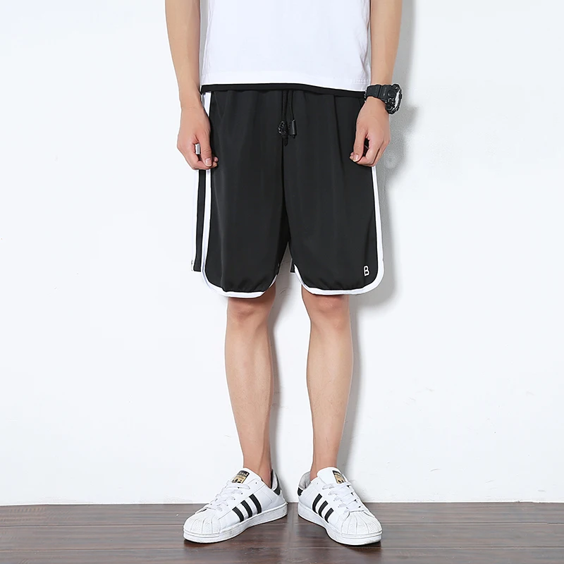 

Summer New Shorts Men Fashion Solid Color Straight Casual Shorts Man Streetwear Trend Wild Hip Hop Loose Jogging Shorts M-5XL