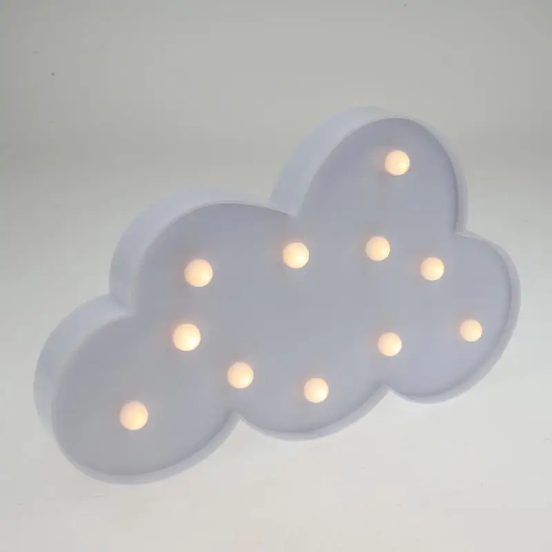 Креативный светодиодный Светильник-ночник с лунным облаком, светильник 3D, ночник, светильник, украшение стола, детский домашний декор, новогодний светодиодный светильник для моделирования
