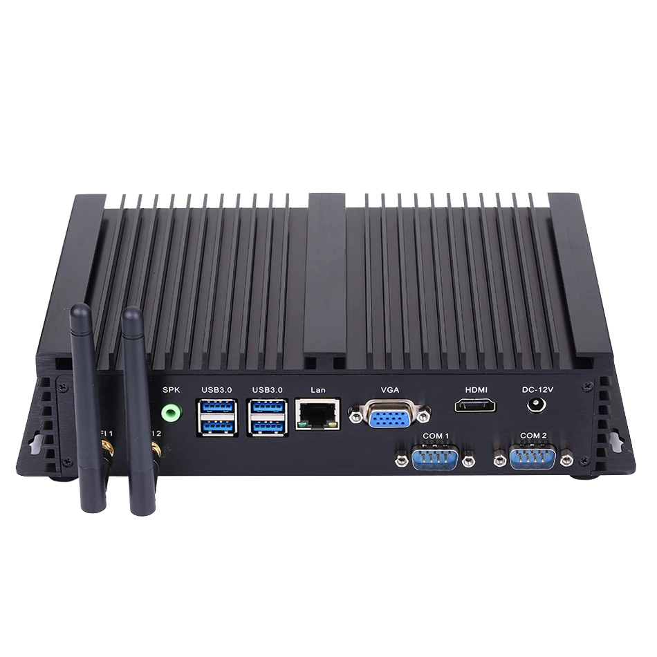 

Fanless Industrial PC,Mini Computer,Windows 10,Intel Core I5 5250U,[HUNSN MA04I],(Dual WiFi/VGA/HD/3USB2.0/4USB3.0/LAN/2COM)