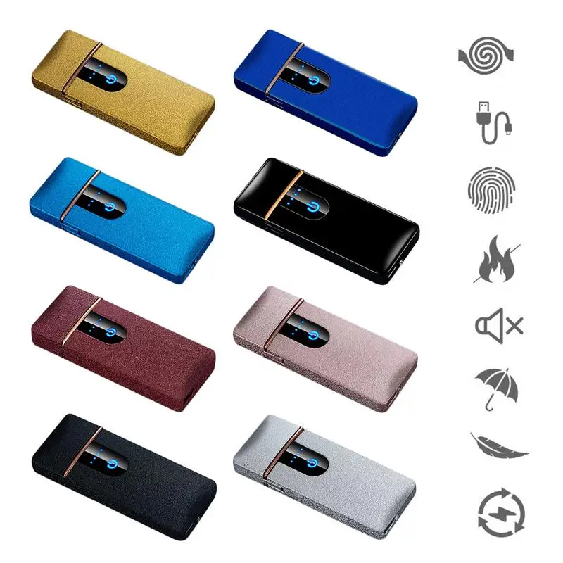 

Matte USB Charging Windproof Ignition Ultra-Thin Metal Induction Electronic Ignition Device Multi Tools