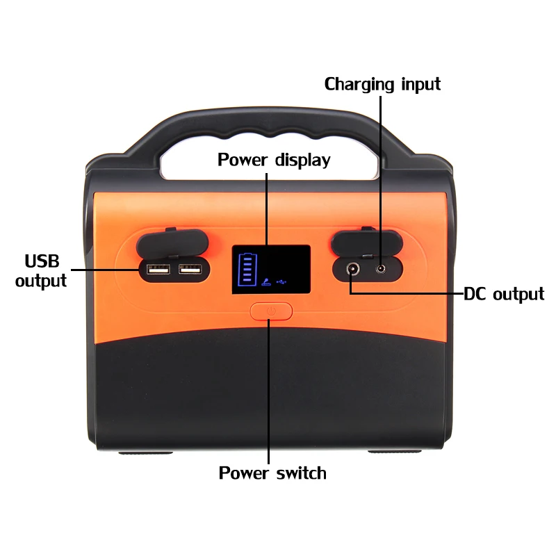 300W Max 46800mAh Inverter Portable Solar Generator Modified sine wave Power Supply USB LCD Display Energy Storage Outdoor