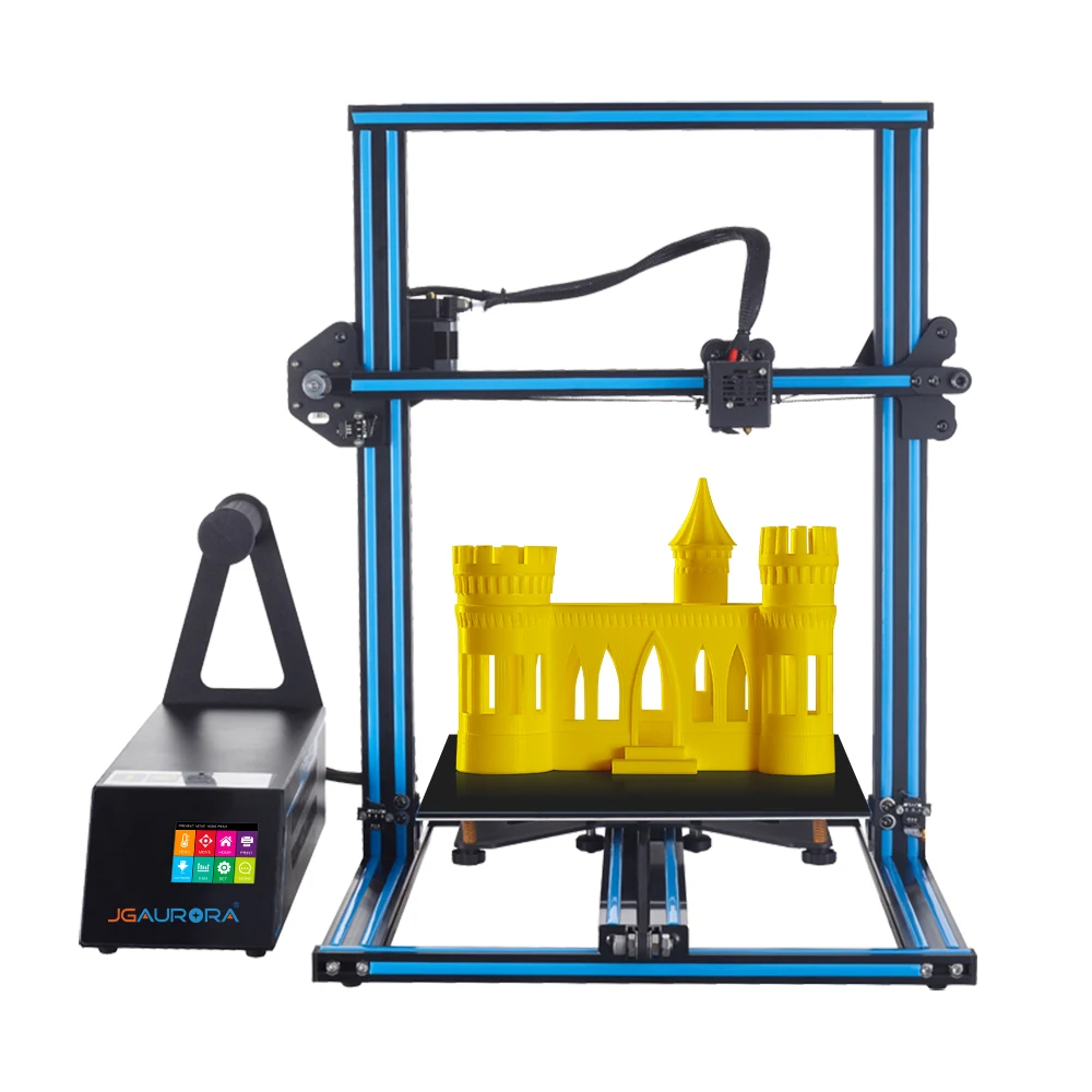 JGAURORA A5X 3D принтеры 320x320x350 мм 2 8 Сенсорный экран 3d печатная машина|3D принтеры| |