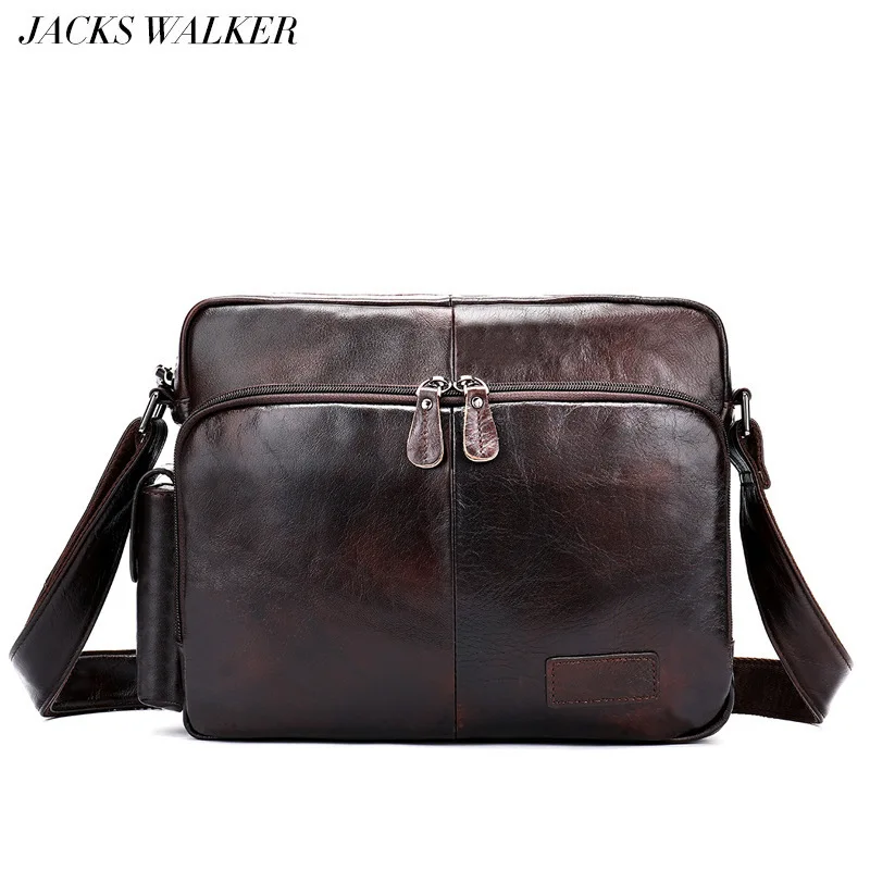 

Leather Men's Bag Brand Retro Leisure Men's Bag With One Shoulder And Inclined Head Cover
