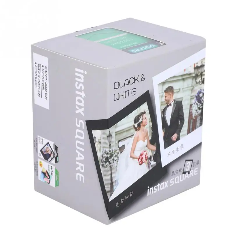 

Fujifilm Instax Film White Black Edge 30 Sheets for Fuji Instax SQ10/SQ6/SP-3/SQ20