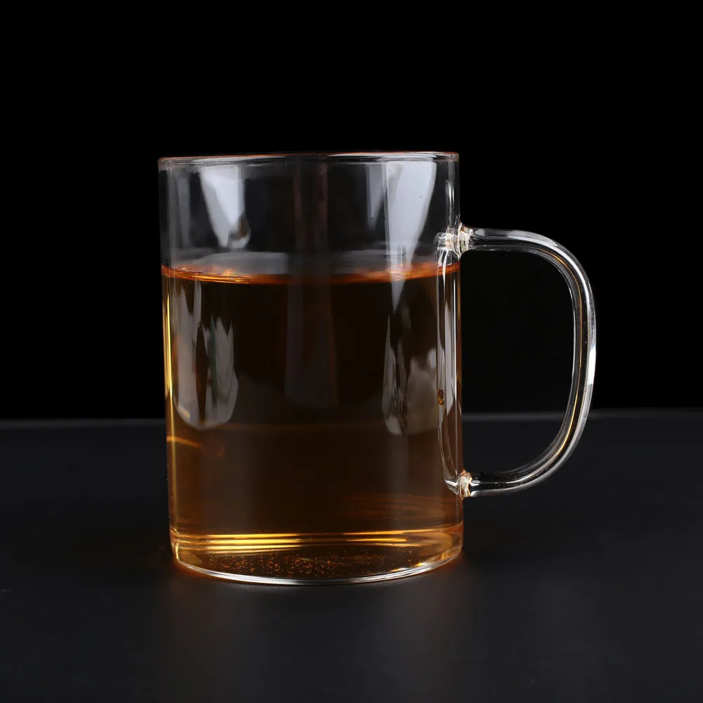 Чашка стеклянная чашка необычный, прозрачный, высокое боросиликатное стекло Пиво кофе контейнер для емкостей обеденный