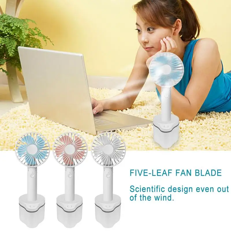 

Mini Handheld Personal Portable Fan Wireless USB Charging Fan for Outdoor Travel Home Office