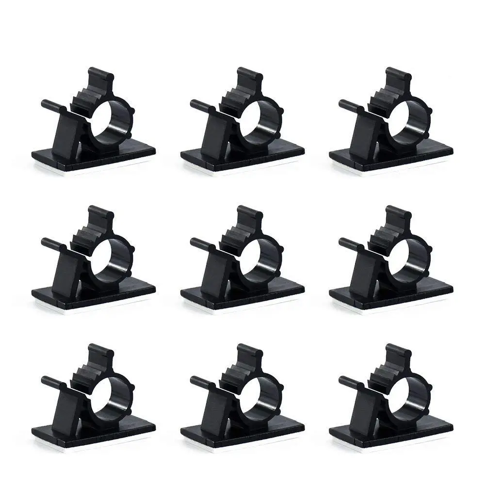 

CNIM Hot 60 Pieces Adjustable adhesive cable clamps wire clamps, adjustable mounting base cable clamps self-adhesive base cabl
