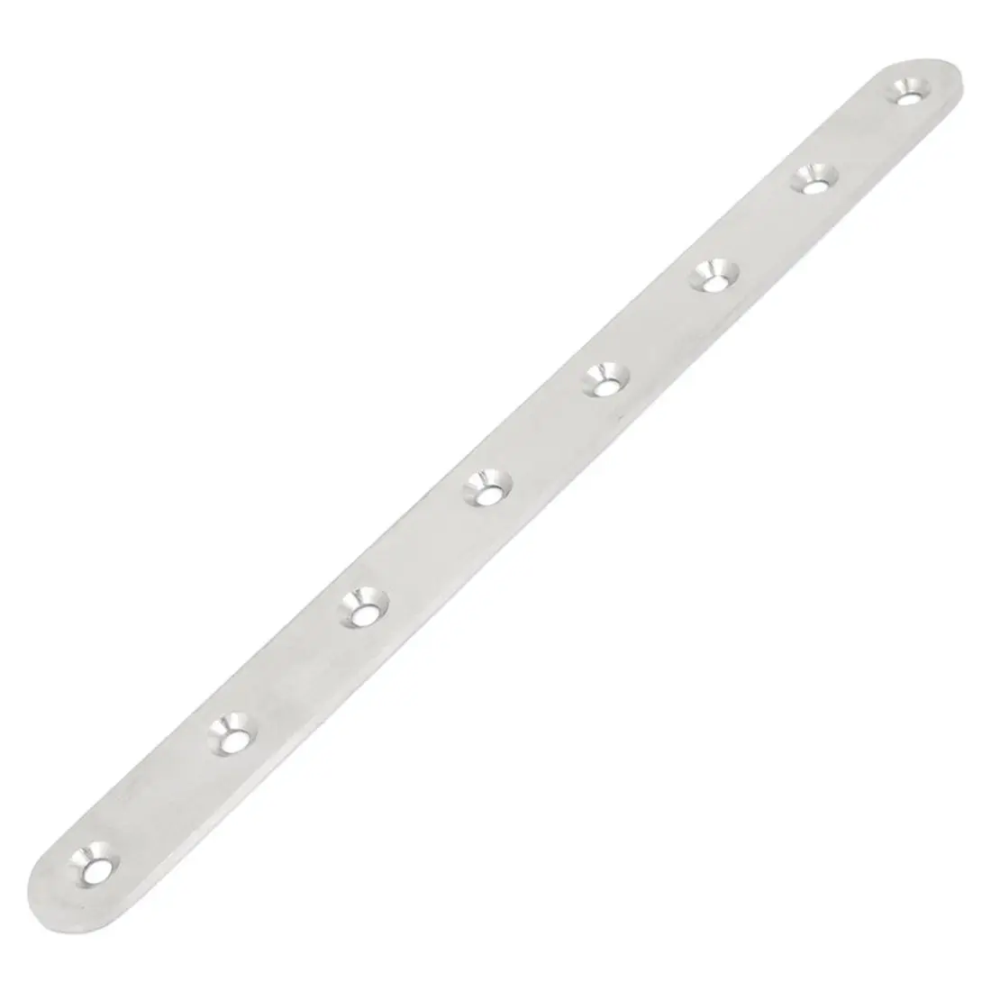 Corner Bracket Metal 8 Hole Flat Straight Design Brace Angle 250 x 20mm Stainless Steel Silver | Обустройство дома