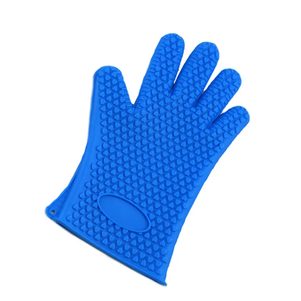 

1 Pair Glove Heat Resistant Silicone Gloves For Kitchen BBQ Oven Cooking Mitts