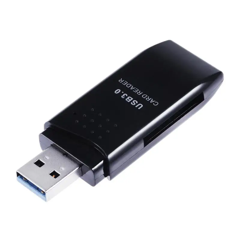 Мини Портативный USB3.0 Порты и разъёмы высокое Скорость 2 в 1 SDXC + TF Card Reader