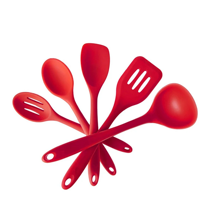 Silicone Non-stick Cooking Utensils Tools Set Heat Resistant Spoon Spatula Egg Beaters Kitchen Dinnerware Gadgets Accessories Silicone Non-stick Cooking Utensils Tools Set Heat Resistant Spoon Spatula Egg Beaters Kitchen Dinnerware Gadgets Accessories