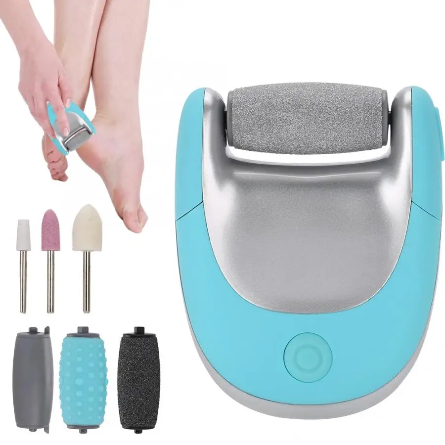 

2 IN 1 USB Pedicure Device Foot Exfoliator Dead Skin Cuticles Removal Foot Care Tool