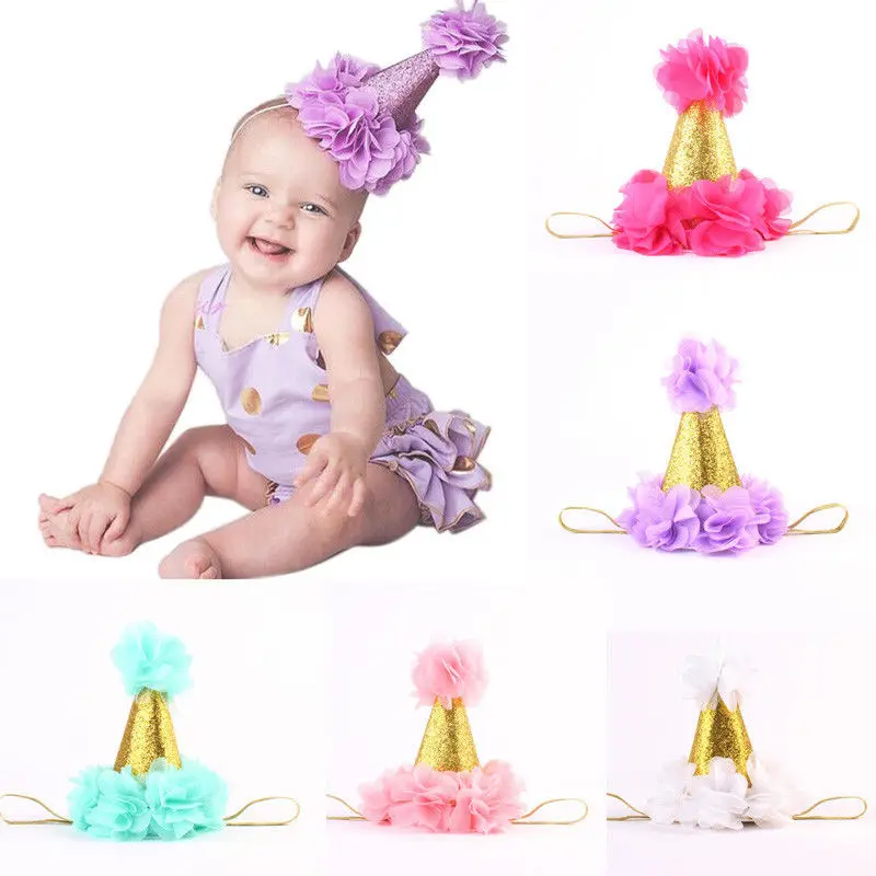 

Emmababy Baby Kids Girl Crown Hair Band Princess Queen Flower Flower Headband Headwear