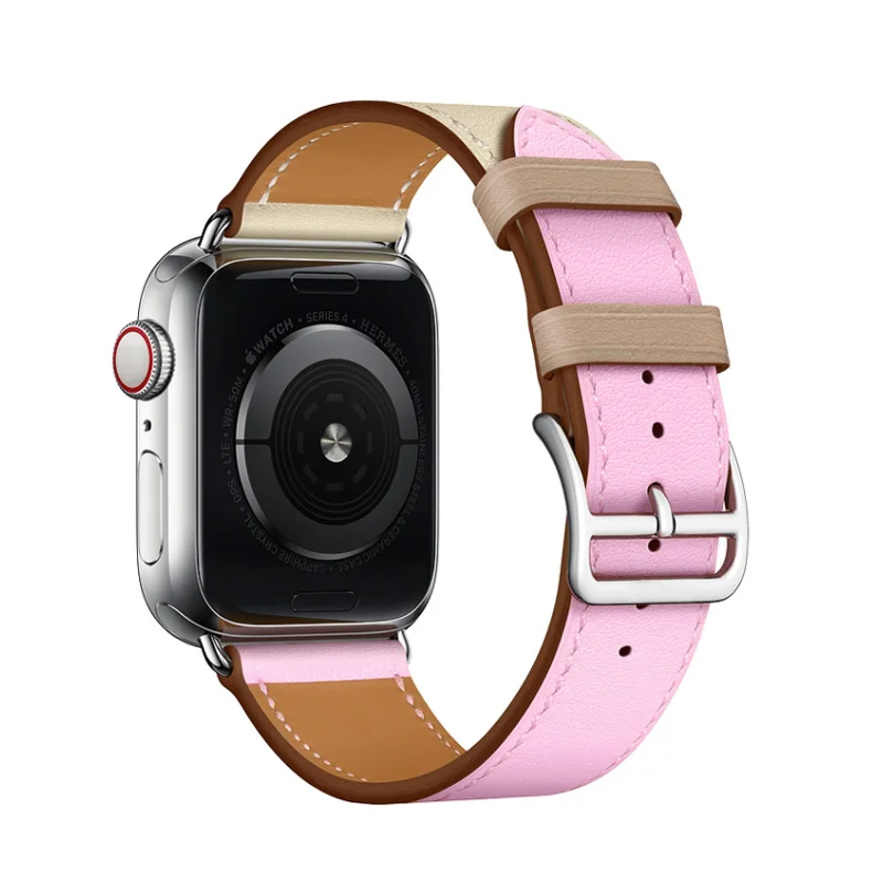 Ремешок для наручных часов Apple Watch Series 4 браслет из натуральной кожи 2 3 38 мм 40 44