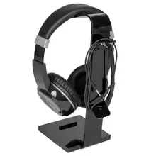 Acrylic Headset Display Stand Universal Compatibility Holder Plastic Square Bottom Black Glasses Virtual Reality