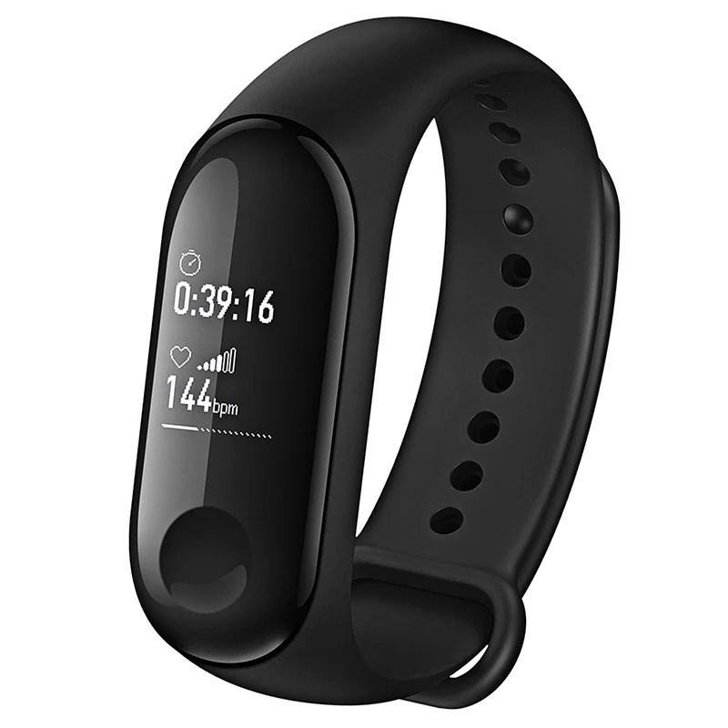 Xiaomi Mi Band 3 умный Браслет монитор сердечного ритма Смарт функции международная