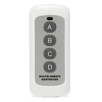 

DC 12V Wireless Remote Control 433MHz 4 Keys Wireless Code Key Remote Controller Switch Transmitter For Garage Door
