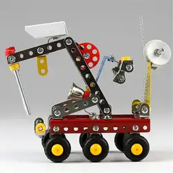 Детский DIY пазл в сборе металлический сплав планета разведка сборка автомобиля 3D Сборка металлическая модель строительные блоки