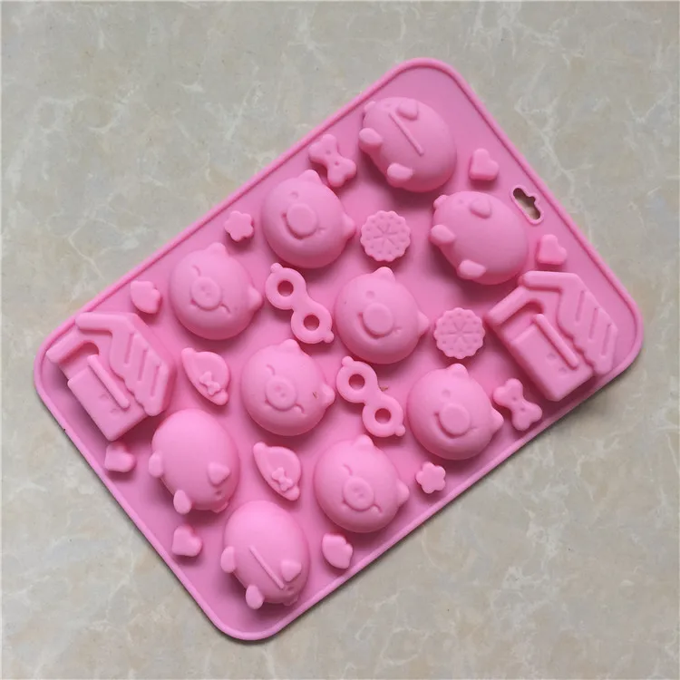 Love PigHead House Chocolates модель выпечки Кондитерские инструменты резак печенья кухонная
