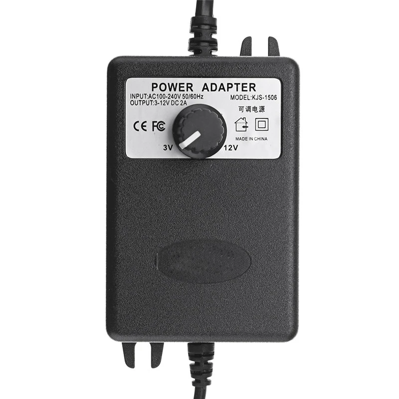 LEORY 3 12V 2A 24W DC адаптер питания Регулируемый напряжения переключение ЕС/США штекер