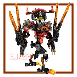 2017 Bionicle 118 pcs Lava Фигурки зверей 613-2 Building Block игрушки