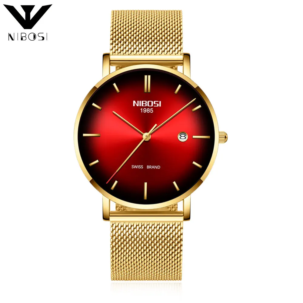 

NIBOSI Watch For Women's Wrist Watches Stainless Steel Women Waterproof Quartz Watch Relogio Feminino Bayan kol Saati