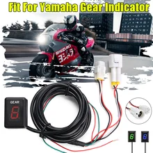 Indicador de engrenagem da motocicleta lcd 1-6 nível indicador de engrenagem digital medidor de engrenagem para yamaha YZF-R1 r6 xjr400 mt01 mt03 fz8 fz1 fz6 xj6