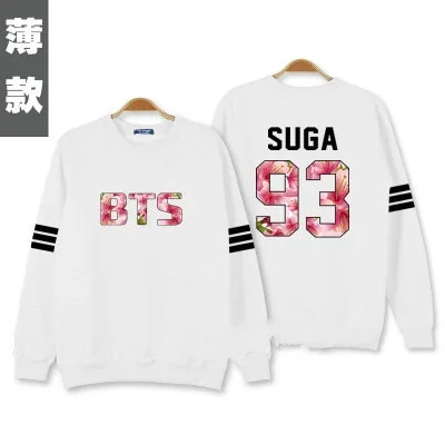 BTS Bulletproof Youth League 2015 Return to the album Nianhua around the same paragraph pullover thin, thick men and women shirt BTS Bulletproof Youth League 2015 Return to the album Nianhua around the same paragraph pullover thin, thick men and women shirt