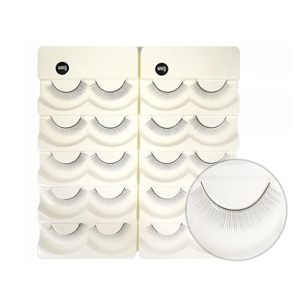 

5Pairs/Set Practice Eyelashes For Beginner Training School Dedicated Eyelashes Students Practice Eyelashes Natural Soft